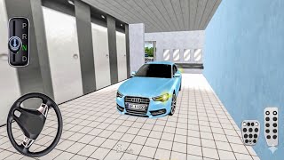 سيارة أودي A5 الجديدة - موقف سيارات على الطريق السريع - دورات مياه - ألعاب قيادة ثلاثية الأبعاد ل... screenshot 3