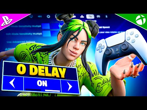 NEW Console 0 DELAY Controller SETTINGS + Sensitivity in Fortnite Chapter 5