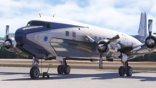 Round the World - Leg 23 - Photharam, Thailand to Kota Bharu, Malaysia - Douglas DC6 - MSFS 2024