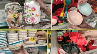 Dmart dinner plates and bowl 50% off !! new arrivals kitchen products || Dmart latest offer 😍