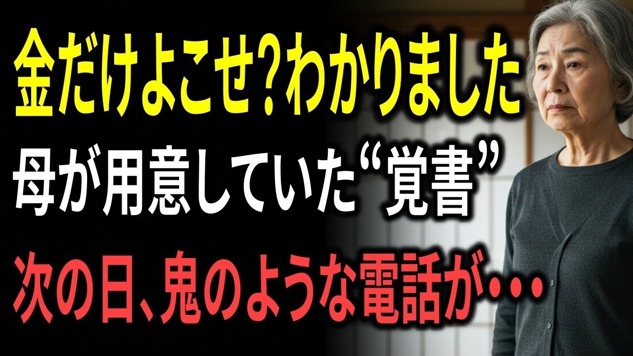 「毎月30万円送れ」年金暮らしの母に押しつける息子夫婦でも…母が静かに用意していた“ある行動”次の日、電話が鳴り止まなかった