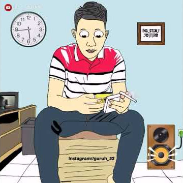 Story Wa Animasi Kekinian 2020 || Perlahan - Guyon Waton