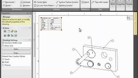 BOM Item Bubbles that Display Part Number in IRONCAD