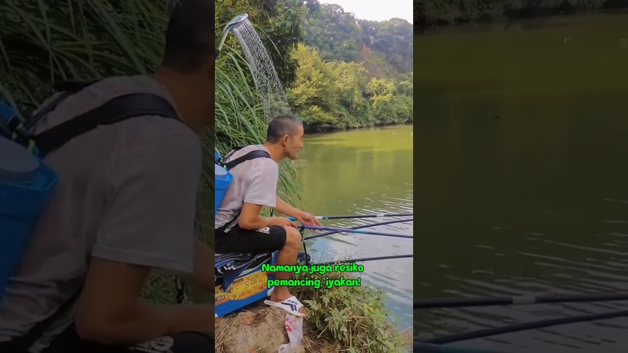 RESIKO MANCING, MEMANG BANYAK NYAMUK‼️ #ikan #fishing #viral #shorts #mancing