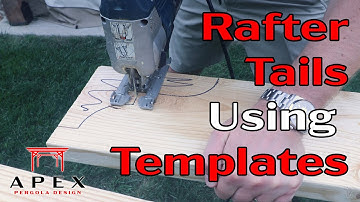 Balk-/spant-/gordingstaarten afsnijden met behulp van papieren sjablonen