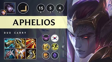 Aphelios ADC vs Yunara - KR Master Patch 25.21