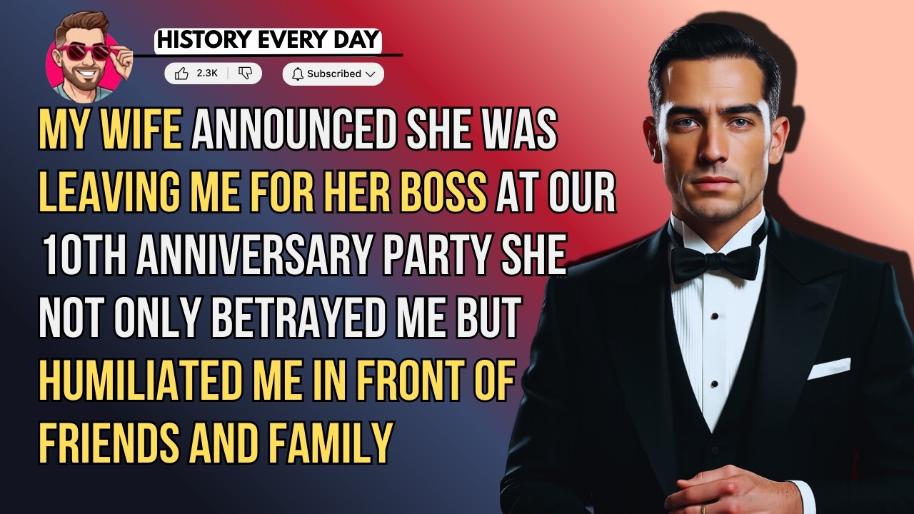 My Wife Announced She Was Leaving Me For Her Boss At Our 10th Anniversary Party, She Not Only..