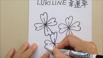 如何畫一般圖樣  How to draw the Tangle Pattern LUKILINE