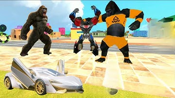 Mech Robot Fight King Kong | Transforming Games | Robot Transform Action Game