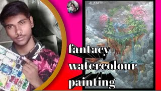 Fantasy World Drawing| Fantasy World Drawing Easy| How To Drawing Fairy Tail | sukalyan art creation