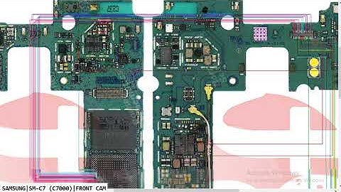 SAMSUNG C7 SM 7000 FORNT CAMERA Error Notwarking Not Open Problem Hardware Solution
