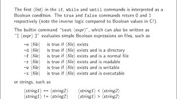 Markus Kuhn (Cambridge) | Unix Tools - 12  Compound commands