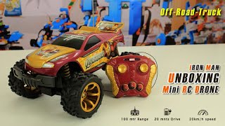 Monster #OFF_Road RC Truck Unboxing & Test Drive | Marvel Iron Man Series...