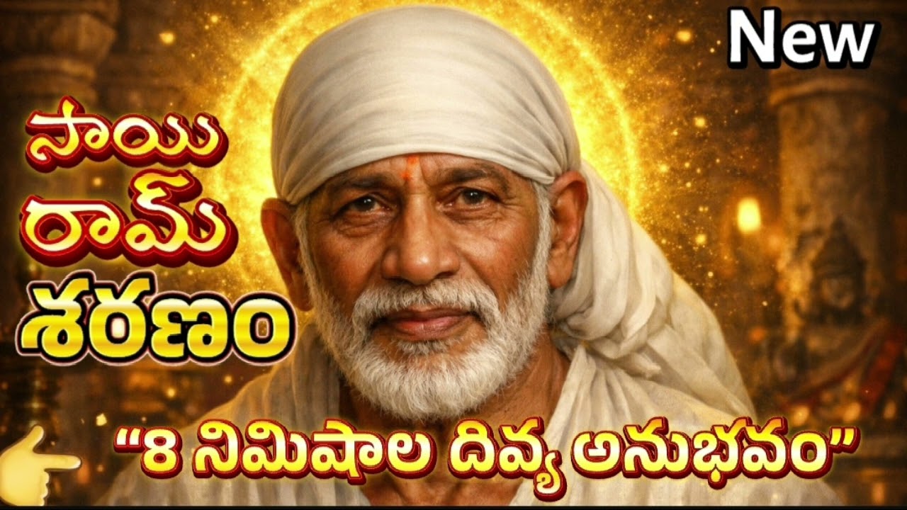Sai Ram Nee Charanam Sharanam | 432Hz Emotional Sai Baba Song | 8 Min Telugu Devotional