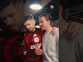 Mika Godts meeting his former teammates and bidding farewell to Ajax fans ♥️