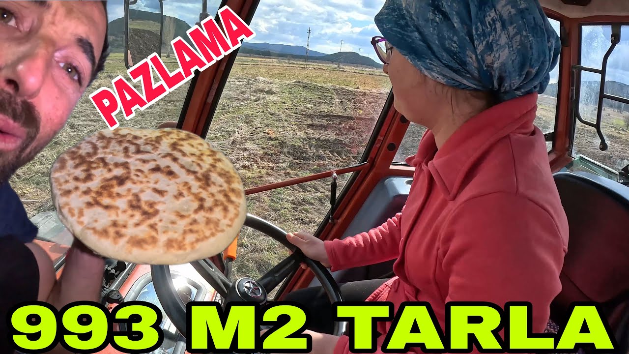 993 M2 KIŞ BAHÇESİ TARLA TEMİZLİĞİ~BABA KIZ TARLADA~AKŞAMA PAZLAMA~KIZIMA UÇAK YAPTIM