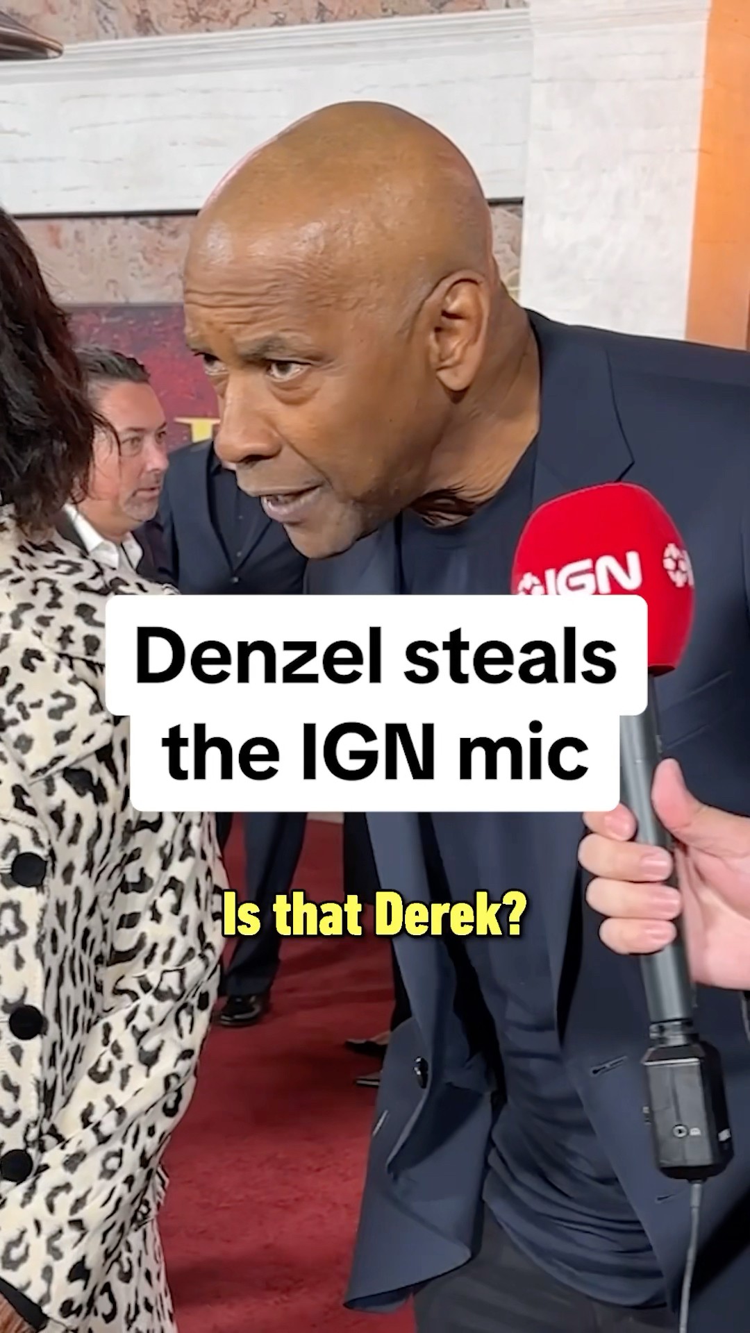 Denzel Washington hijacks our Gladiator 2 interview