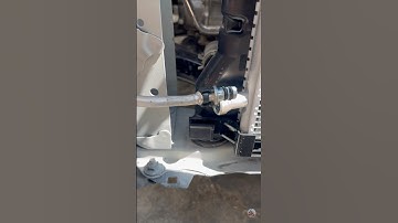 Install the plastic of AC condenser line || Toyota Camry 2023 hybrid || #youtubeshorts #toyota #fyp