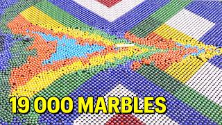 BIGGEST Gravitrax Marble Run with 19,000 marbles!