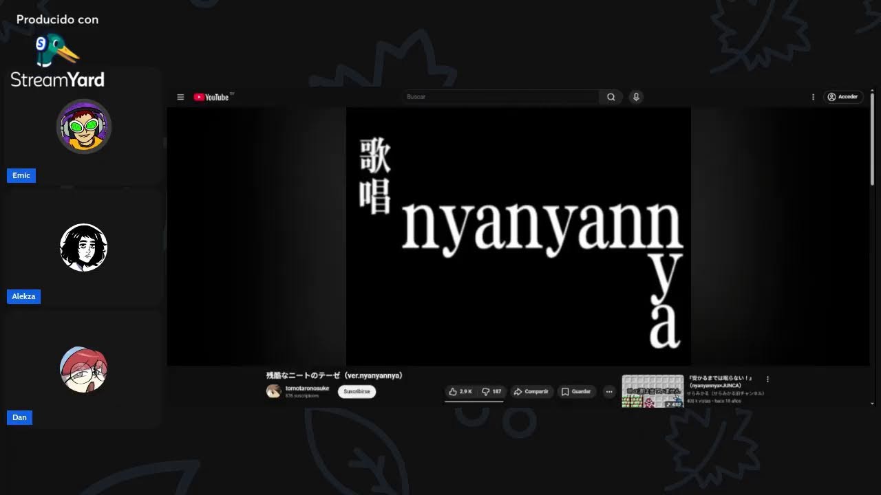 Prueba video reacción