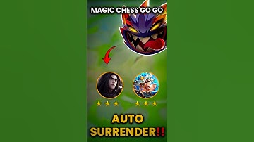AUTO SURRENDER!! THARZ SKILL 3 IS BROKEN | MAGIC CHESS GO GO #mlbb #magicchess #mcgg