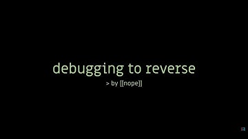 Debuggers for Reverse Engineering: Beyond Bug Fixing