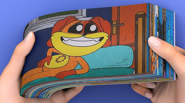 THREE SITUATIONS with CATNAP | Smiling Critters with Poppy Playtime |  FlipBook Animation 60 FPS