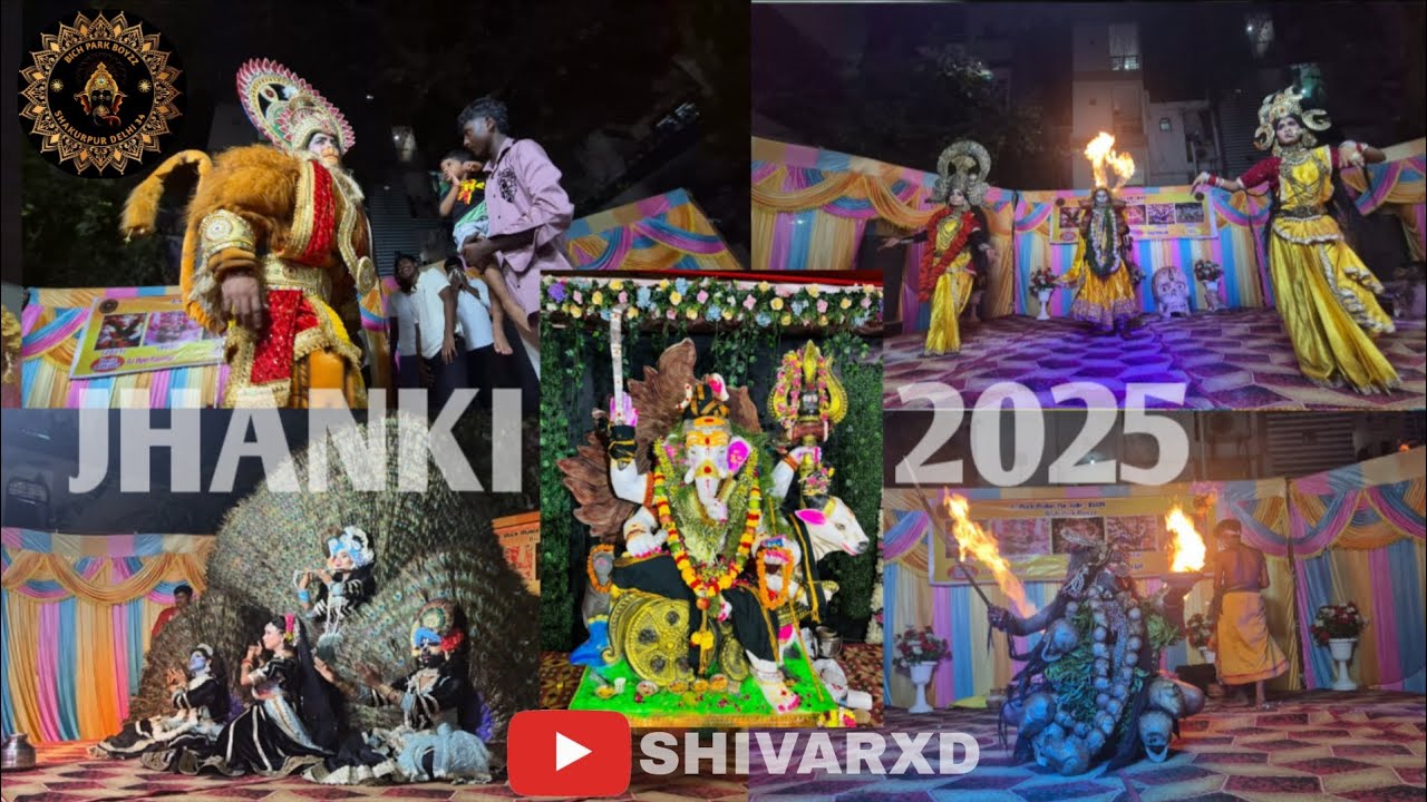 GANESH UTSAV 2025: SHAKURPUR JHANKI BY BICH PARK BOYZZ | EPIC VIBES.