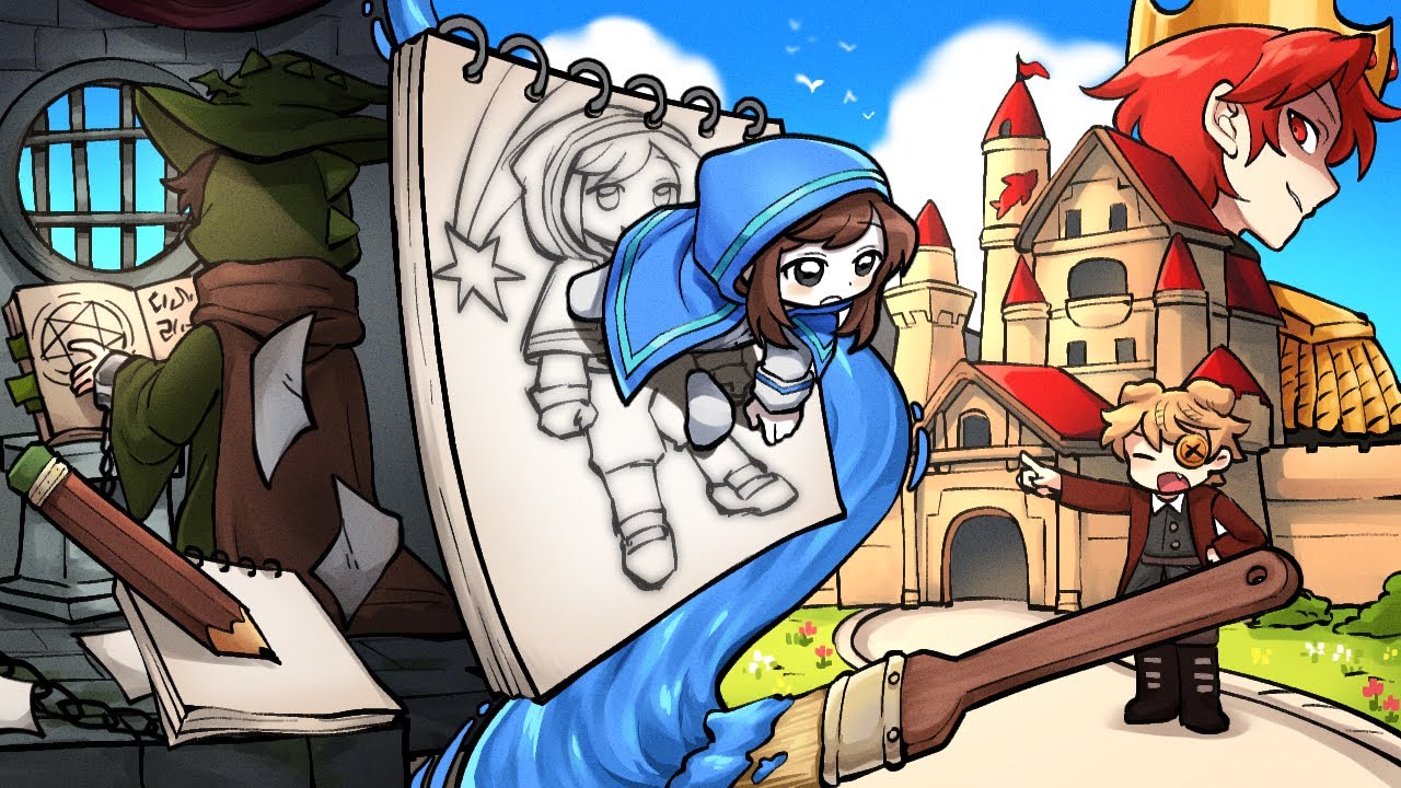 종이에서 태어난 도화지 인간의 기묘한 모험