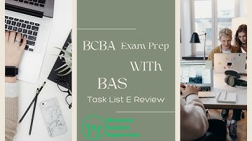 BCBA Task List Review E-2