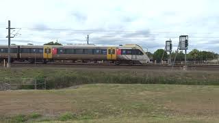 Trains in Petrie, Brisbane. John Coyle Video.