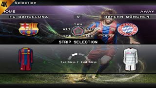PES 2011 – Barcelona vs Bayern Munich | PS2 [4K 60FPS]