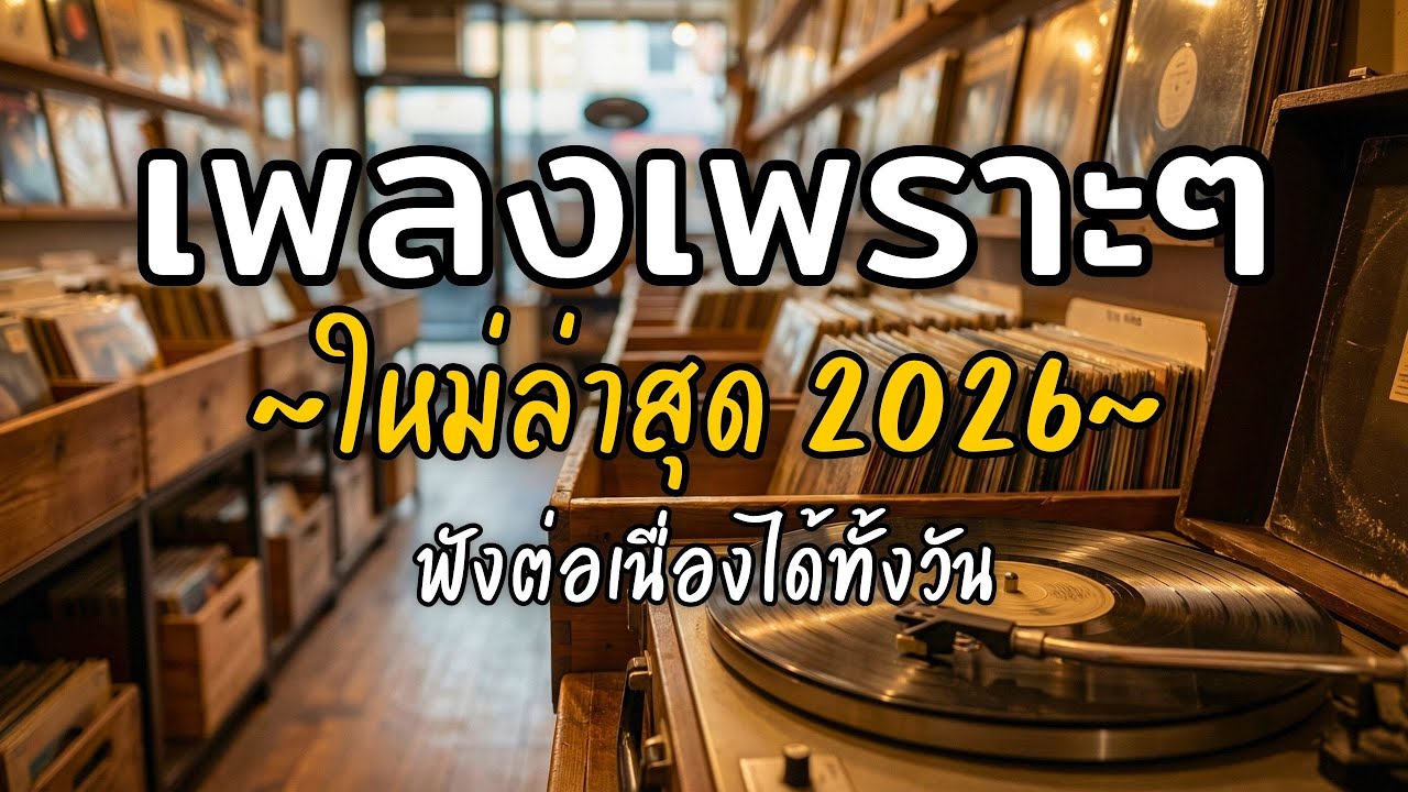 🎧 เพลงเพราะๆ ฟังสบาย Vol.48 | รวมเพลงใหม่ 2026 เพลงรัก เพลงชิล ฟังยาวต่อเนื่อง