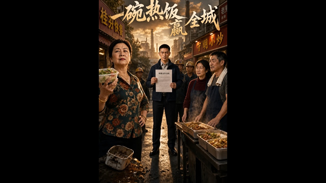 【一口气看完】《一碗热饭赢全城》#短剧 #AI短剧 #逆袭 #drama #爽剧 #鲨鱼先生