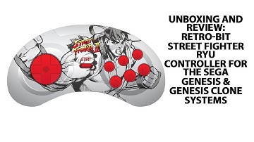 Unboxing & Review - Retro-Bit 6-button Street Fighter Genesis & USB Dual Link Controller