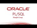 PL/SQL Simple Loop in Oracle Database