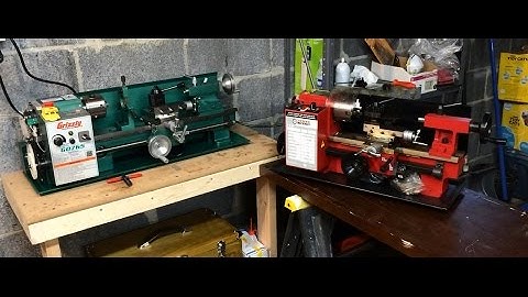 Grizzly G0765 7" X 14" Variable-Speed Benchtop Lathe vs Harbor Freight 7" x 10" Precision Mini Lathe