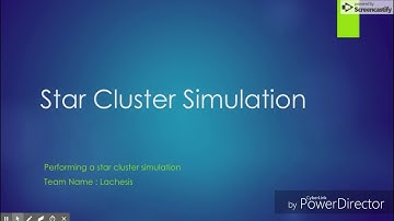 Presentation of Analysis of star cluster simulation