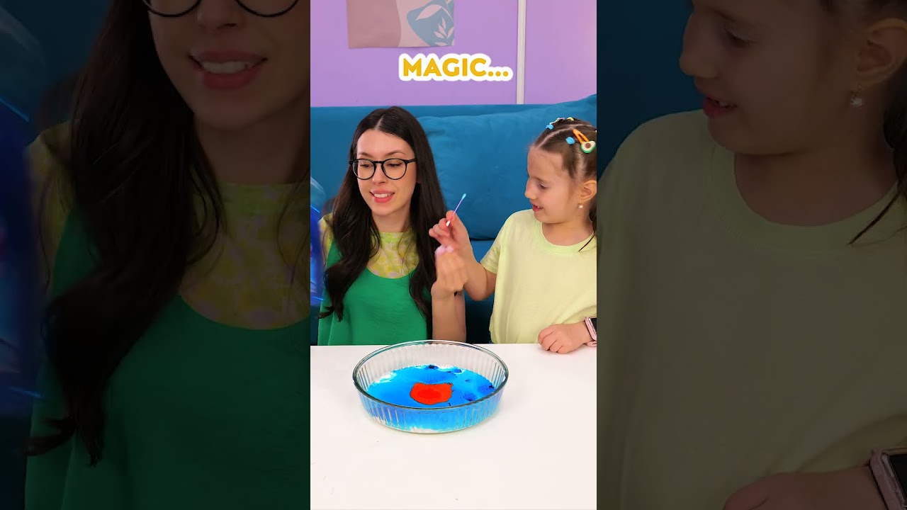 MILK ART MAGIC — 🥛🎨 Make Drawings With Science! 