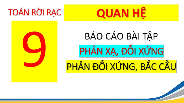 Quan hệ hai ngôi trong toán rời rạc năm 2024