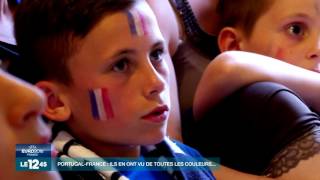 M6 12.45 - Finale de l'Euro 2016 chez des Franco-Portugais
