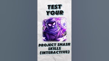 Test YOUR Project Smash Skills | INTERACTIVE Guide #shorts #roblox