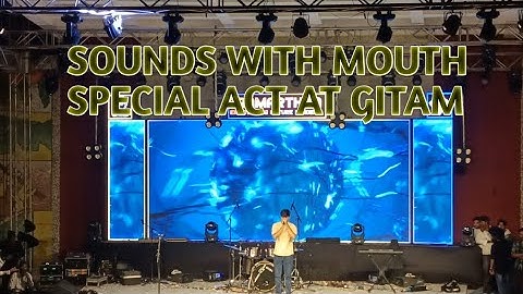 SOUNDS WITH MOUTH AT GEM FEST 2025 GITAM UNIVERSITY VIZAG #vizagallevents