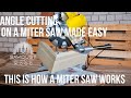 Angle cutting on a miter saw made easy cut any angle