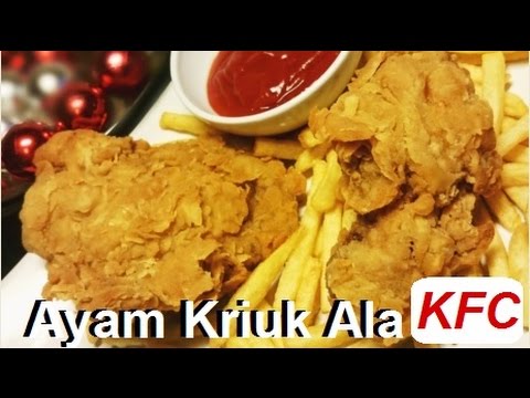  Resep  Ayam  Goreng  Kriuk Kriuk Ala  KFC Fried Chicken 