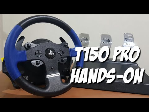 Thrustmaster T150 Pro Steering Wheel and Pedal Impressions