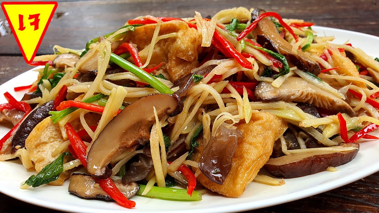 ผัดขิงเจ เมนูทำง่าย อร่อย กินเจแบบไม่จำเจ