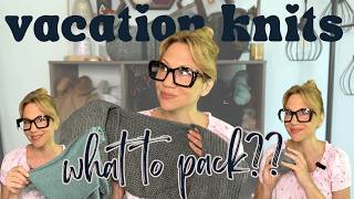🏖️Vacation knits? Which knitting projects to pack for a week at the beach. Plus, GIVEAWAY WINNERS!