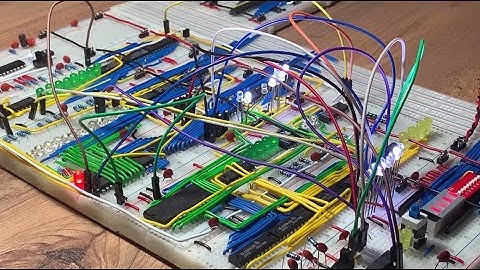 8 Bit İşlemci Projesi - B1, Bir Bilgisayar İşlemcisi Hangi Bölümlerden Oluşur?