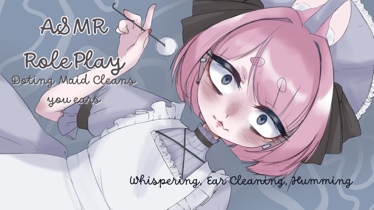 [ 3DIO #ASMR ] MOST LOVING MAID cleans your ears and hums you to sleep (Whisper, Half NO TALKING)